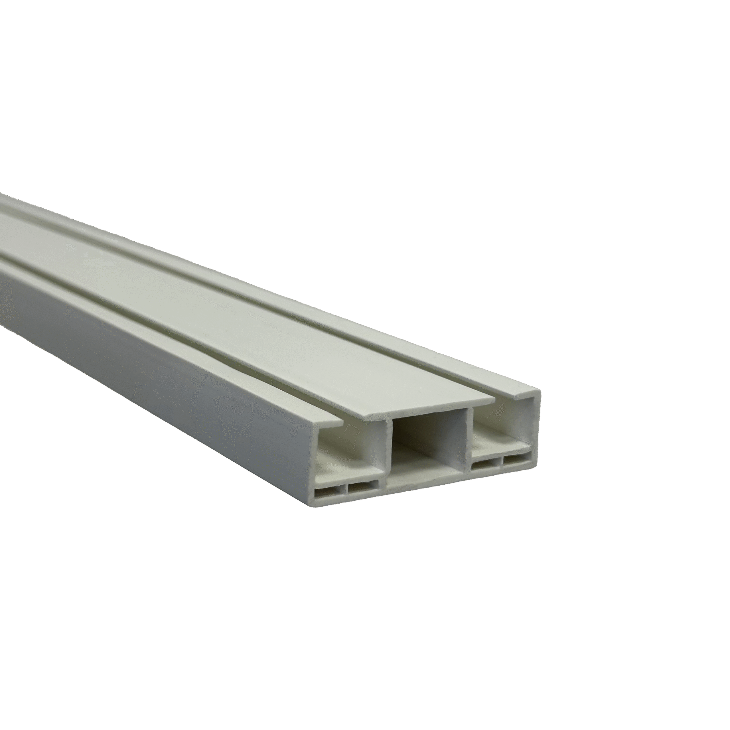 Пластиковий накладний карниз  2.1м, 2.5м, 3м  білий